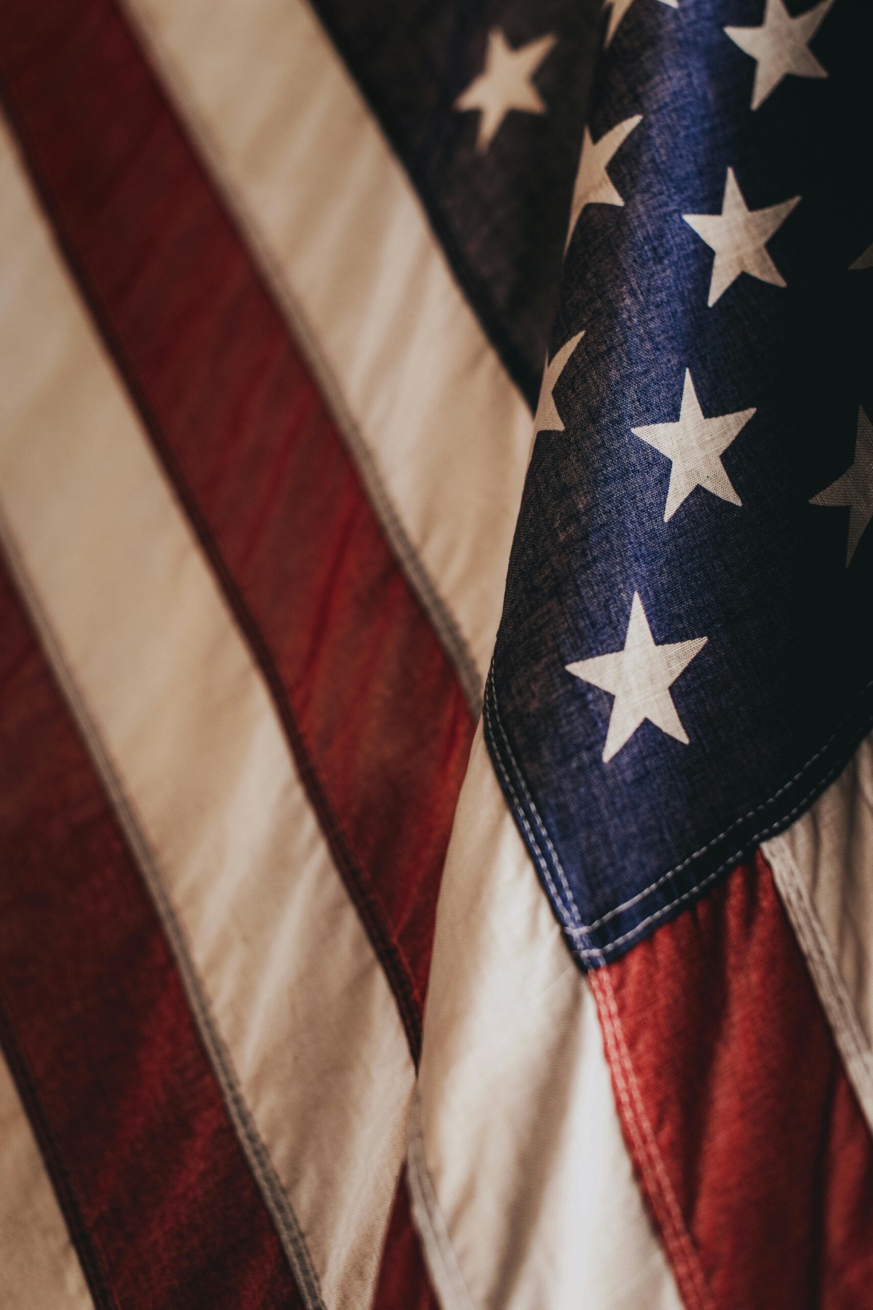 garrett realty auction american flag background